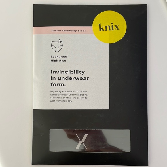 NIB knix Leakproof High Rise Underwear Size M Black - Picture 1 of 5